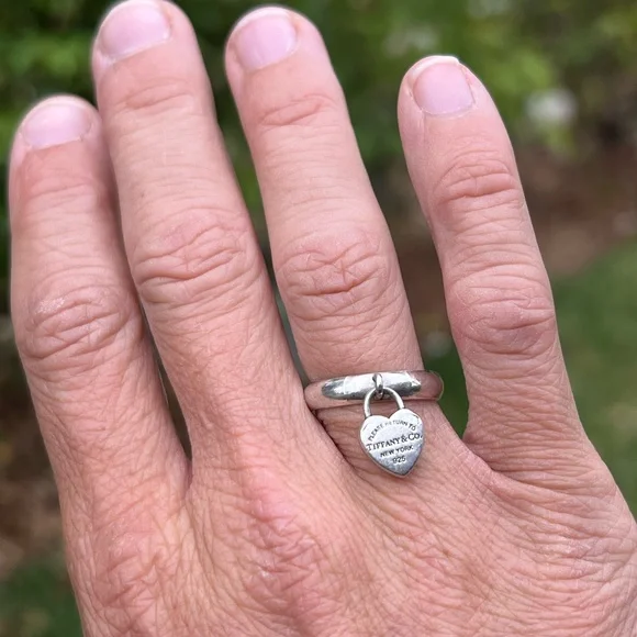 Tiffany & Co. Silver Heart Ring